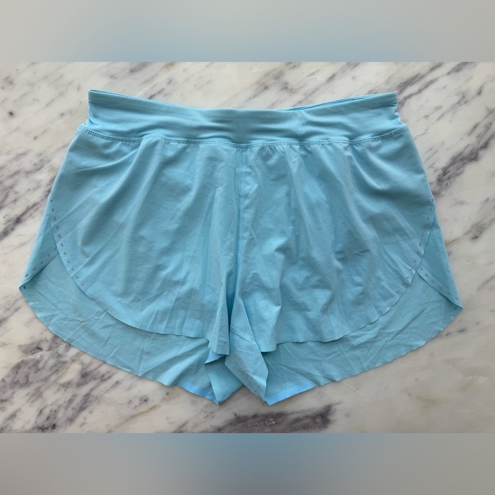 NWOT lululemon HR find your pace shorts sz 8 in blue chill (RARE/DISCONTINUED) - Picture 5 of 13